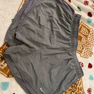 Nike Gray Athletic Shorts Lightweight Quick-Dry
